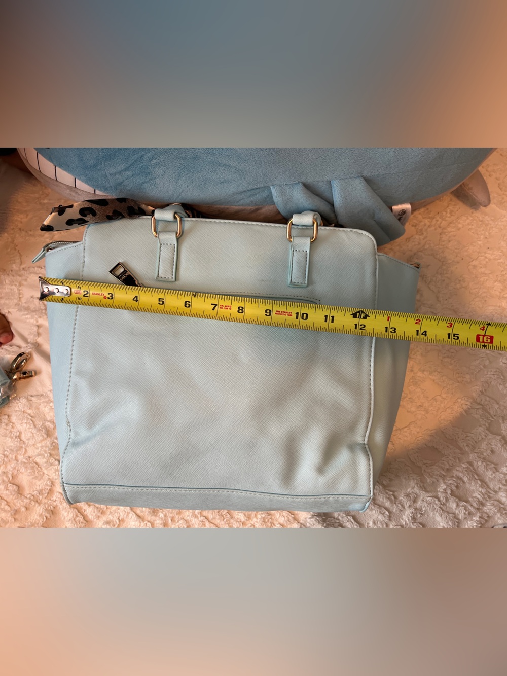 BCBG Paris Baby Blue Satchel - Picture 6 of 15